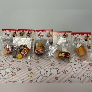 Re-Ment Keychain Lot of 5 Princess Witch Sweets Mascot Japanese Halloween charms